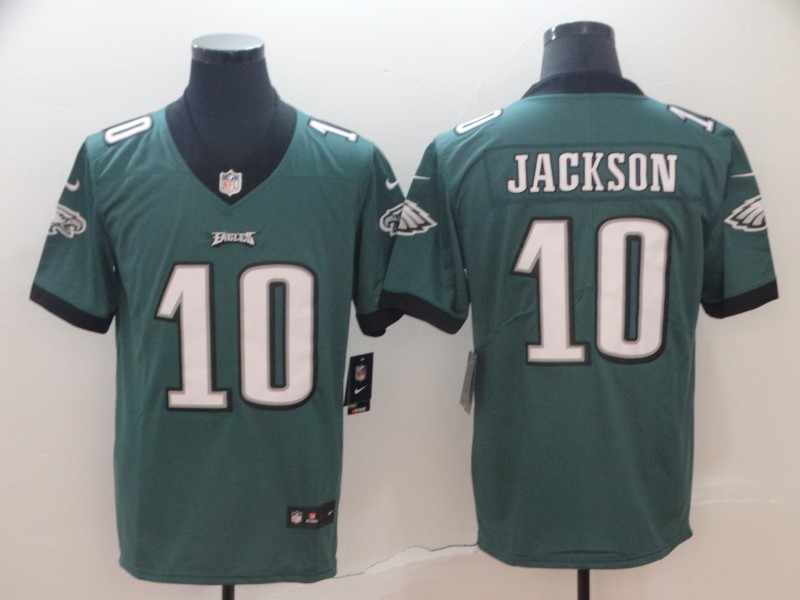 Men's Philadelphia Eagles Desean Jackson #10 Midnight Green Jersey